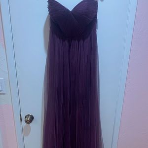 Jenny Yoo Annabelle dress in Raisin, size 2